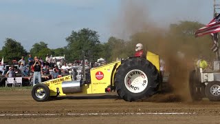 Half Century Progress Tractor Pull August 25 2023 Rantoul Illinois Legend and Prairie tractors [upl. by Noitsirhc]