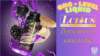 Lcious Boysenberry jam scone liquid review Oh my god so GOOD [upl. by Ytsenoh81]