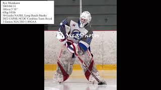 Goaltender Ryo Murakami 03 Highlight Saves 2022 USPHL NCDC Combine in Detroit [upl. by Aroc890]