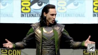 Loki Takes Hall H SDCC 2013 Comic Con FULL appearance [upl. by Aikin]