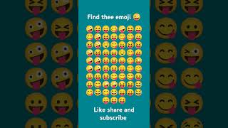 Find the emoji emojichallenge ytshorts emoji emojiquiz pleasesubscribe [upl. by Gilletta]