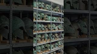 Corinthian style bronze helmets belong to the brave hoplites of ancient Greece [upl. by Schou]