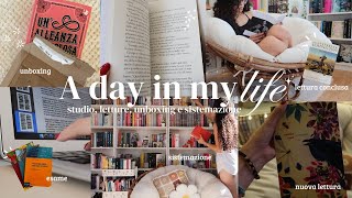 DAILY VLOG ✨ studio letture unboxing e sistemazione [upl. by Zurheide]