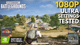 PUBG PC  GTX 1660 SUPER  Ryzen 5 5600  Ultra Settings Tested [upl. by Ardnaik]