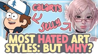 Why Do People HATE These Art Styles CalArts  Jelly Art Style  SPEEDPAINT  COMMENTARY [upl. by Yeuh]