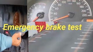 Emergency brake test RTA Smart yard test  dubai driving school  Driving licence lessons 👌 [upl. by Aicram]