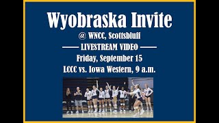 LCCC vs Iowa Western  Wyobraska Invite [upl. by Onailil483]