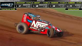 USAC Sprint Car Qualifying  2021 Indiana Sprint Week at Bloomington Speedway [upl. by Sonnie]