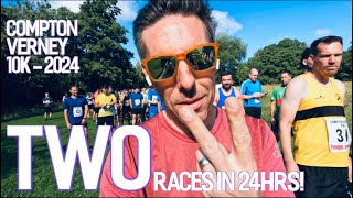 TWO races in 24hrs  Compton Verney 10k 2024 Raceday Vlog  The thrilling finale of 5 in 4 [upl. by Ennovart]