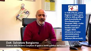 Profilassi Bronchiolite  Intervista dott Salvatore Bongiorno [upl. by Farver]