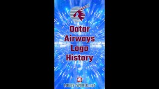 Qatar Airways Logo History shorts short shortvideo [upl. by Nacnud]