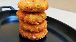 Rice cutlets using leftover rice cutlets without potato [upl. by Valerle]