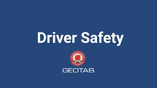 Improving driver safety with Geotab telematics [upl. by Rednasela]