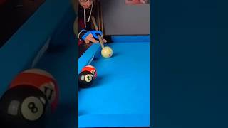 Double kiss shot✅🎱billiards 8ballpool trickshot [upl. by Batha594]