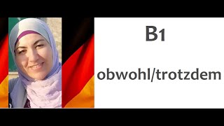 B1 Lektion 4 Grammatik  Obwohl und Trotzdem [upl. by Aroled]