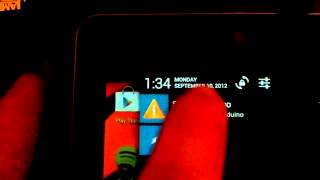 Sending from Android to Arduino Test [upl. by Gnehs]