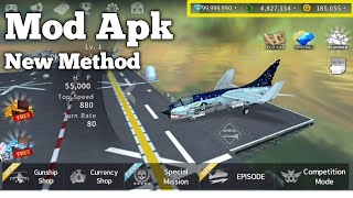 Gunship Battle 2821 Mod Apk  New method 2024 [upl. by Veator583]