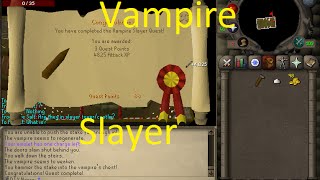 OSRS Quests  Vampire Slayer [upl. by Haisej536]