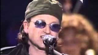 U2 Bono Vox Live Pavarotti Friends 2003  OneALE [upl. by Pesvoh]