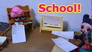 LOL SURPRISE DOLLS Present School Projects [upl. by Enelym]