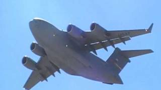 Aviation Nation 2008  C17 Globemaster III Demo [upl. by Velasco]