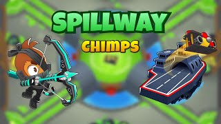 No RNG No Skill  BTD6 Spillway CHIMPS Guide Patch v42 [upl. by Letreece332]