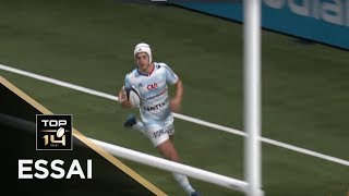 TOP 14  Essai Pat LAMBIE R92  Racing 92  La Rochelle  J17  Saison 20172018 [upl. by Anehs]