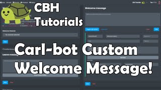 Custom Carlbot Welcome Message Tutorial [upl. by Bilek]