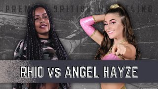 Rhio vs Angel Hayze  PBW LIVE IN LARBERT 13924 [upl. by Llenwahs252]