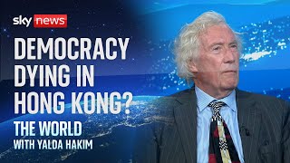 Are we witnessing the death of democracy in Hong Kong  The World with Yalda Hakim [upl. by Gabi]