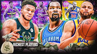 USING THE RICHEST PLAYERS IN THE NBA TO BUILD MY TEAM [upl. by Rosane]