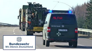 Logistik bei Enhanced Forward Presence Mit den „Trapos“ unterwegs in Litauen  Bundeswehr [upl. by Dublin375]