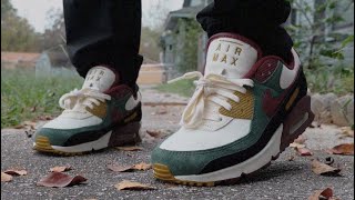 Air Max 90 “Coconut Milk Vintage Green” Review amp On Feet [upl. by Henricks250]