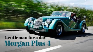 Gentleman for a day  Wir fahren den 2020 Morgan Plus 4 [upl. by Aerdnna107]