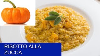 Risotto alla Zucca senza brodo vegetale e senza cipolla [upl. by Erehs]