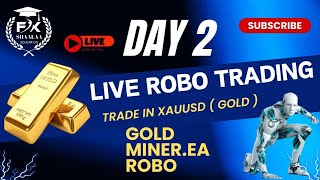 DAY 2 OF LIVE ROBO TRADING  APRIL 09 LIVE FREE TRADE  FOREX GOLD  GOLD MINER EA [upl. by Kensell193]