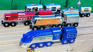 Railfanning Wooden Trains  BRIO Special Edition Trains Part 2 [upl. by Nett]