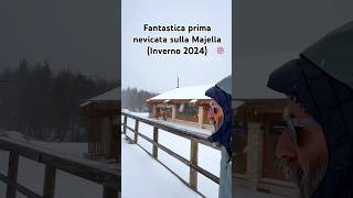 Fantastica prima nevicata sulla Majella inverno 2024 [upl. by Ocsirf]