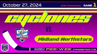 CCM tournament Game 1 vs Midland Northstars 11124 [upl. by Yortal300]