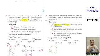 Krallar Karması Fen Branş Denemesi I Çap Yayınları 1 Deneme Fizik Video Çözümü [upl. by Dadivitan284]