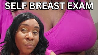 FIRST TIME PERFORMING A SELF BREAST EXAM AT HOMECancer Prevention [upl. by Oibesue]