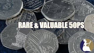 Rare amp Valuable 50p Coins Worth Money That You Can Find [upl. by Rye]