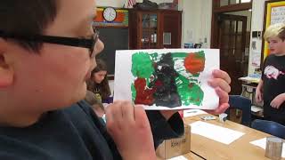 Monoprinting in Middle School [upl. by Lole399]