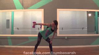 Dance Toning with Sarah Placencia  quotMi Con Conquot Triceps [upl. by Anuait]