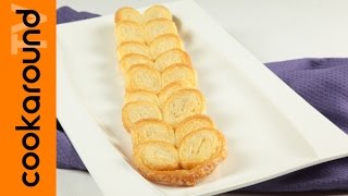 Ventagli dolci con la pasta sfoglia  Dolci semplici da fare [upl. by Atiuqram]