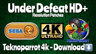 Under Defeat HD  4k Res Patch  Teknoparrot  Sega Ringedge 2  Arcade  Download Below [upl. by Judith379]