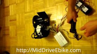 Mid Drive Ebike  60V brushless electric bike kit [upl. by Tim58]