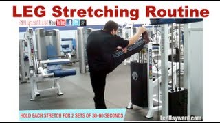 Good LEG Stretching Exercises [upl. by Caasi]