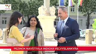 Pezinok navštívila indická veľvyslankyňa [upl. by Lightman]