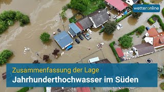 Jahrhunderthochwasser im Süden Deutschlands – Zusammenfassung [upl. by Balthasar]